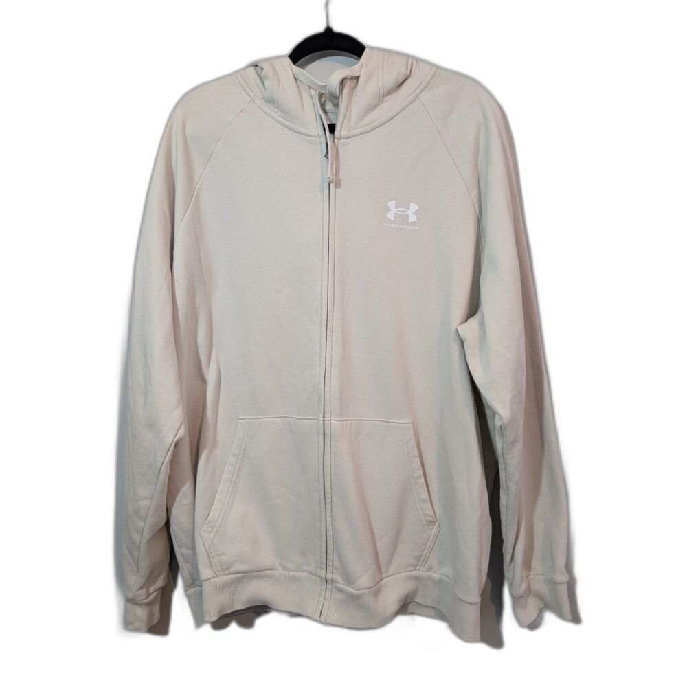 Under Armour Men's Cream Hoodie Size XXL